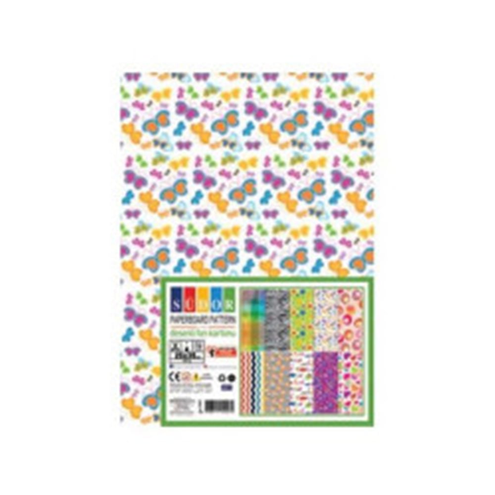 SÜDOR FON KARTONU 25x35 DESENLİ 250GR