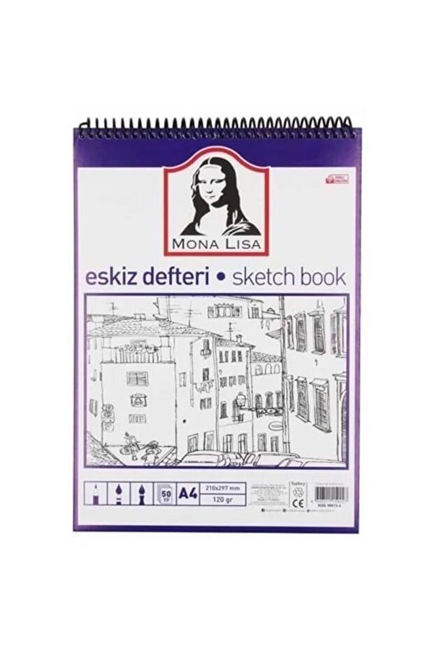 SÜDOR MONALİSA ESKİZ DEFTERİ A4 120G