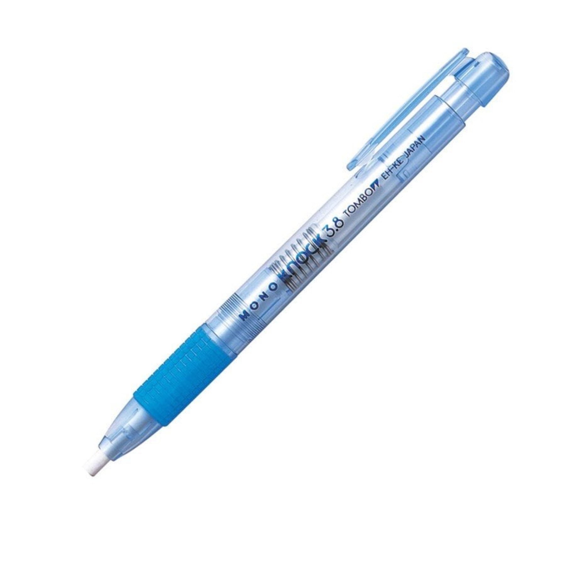Tombow Mono Knock Kalem Silgi Şeffaf Mavi