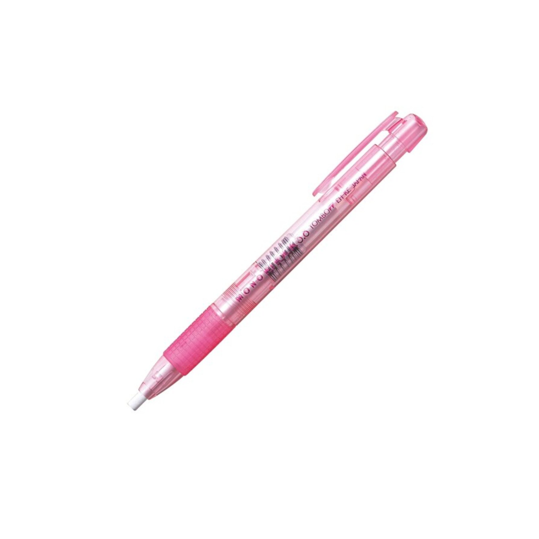 Tombow Mono Knock Kalem Silgi Şeffaf Pembe