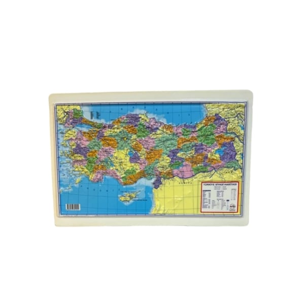 TÜRKİYE KABARTMA SİYASİ HARİTA A3 BOYUTLU