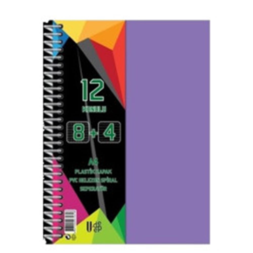 U-DEEP PP KAPAK AYRAÇLI DEFTER 8+4 300YP.