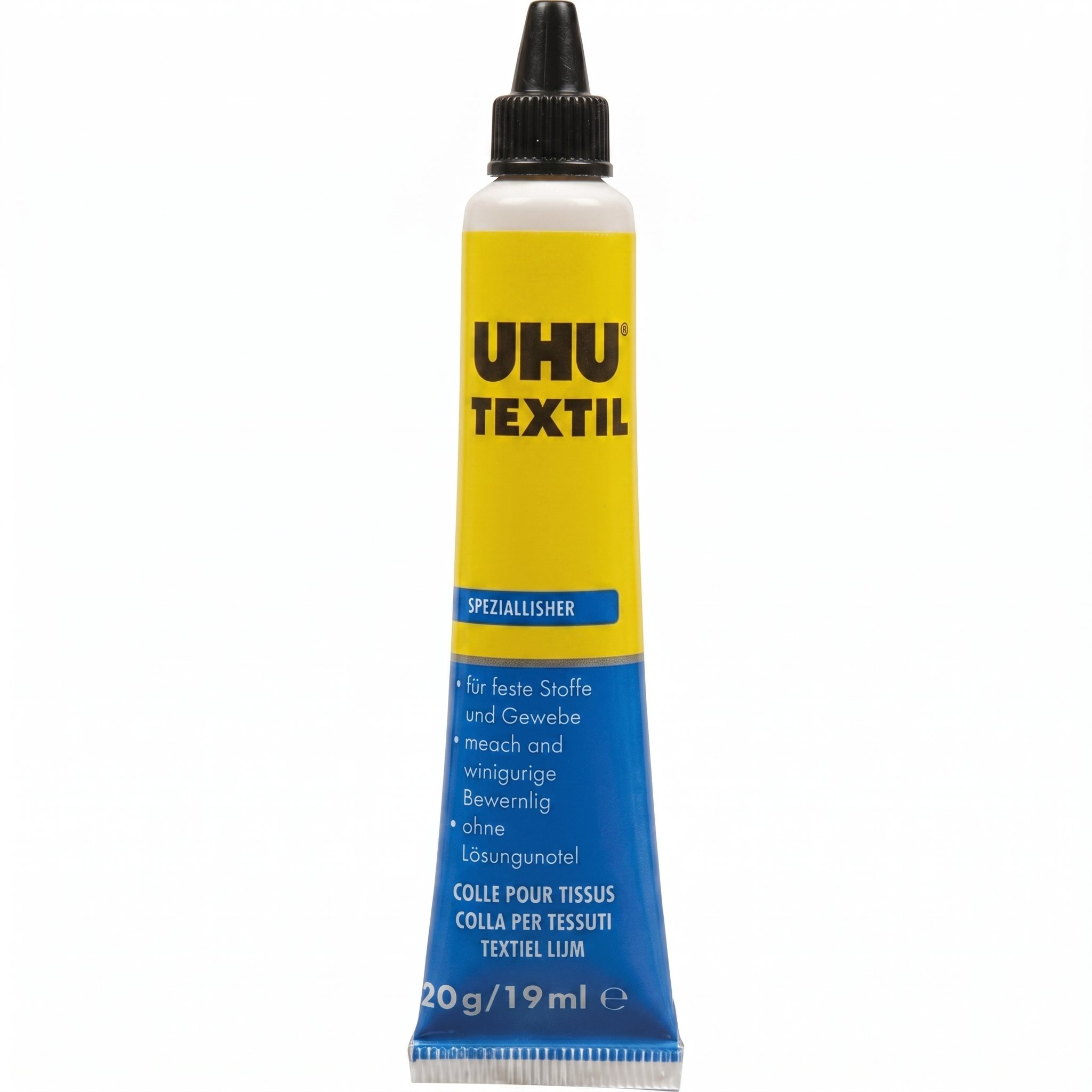 UHU Textil Kumaş Yapıştırıcısı 20 g Tekstil Tutkalı Tekstil Hobi İçin