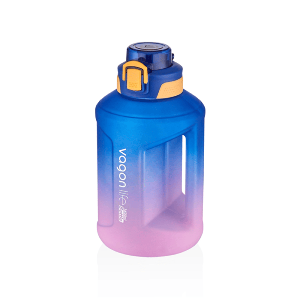 VAGONLİFE 1600ML SOFT-TOUCH MOTİVASYON SU MATARASI