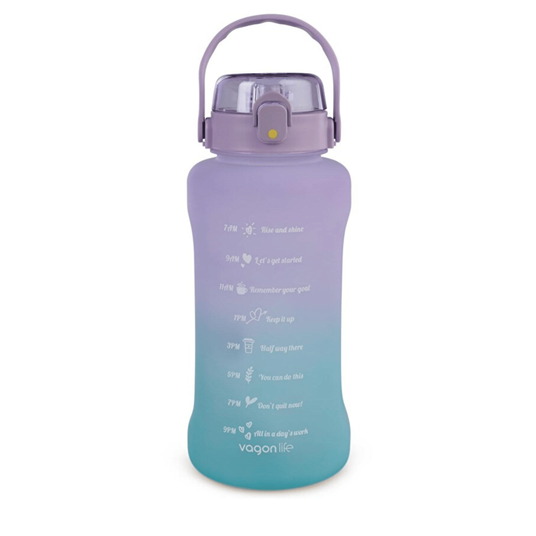 VAGONLIFE 2500 ML SOFT-TOUCH MOTİVASYON SU MATARASI