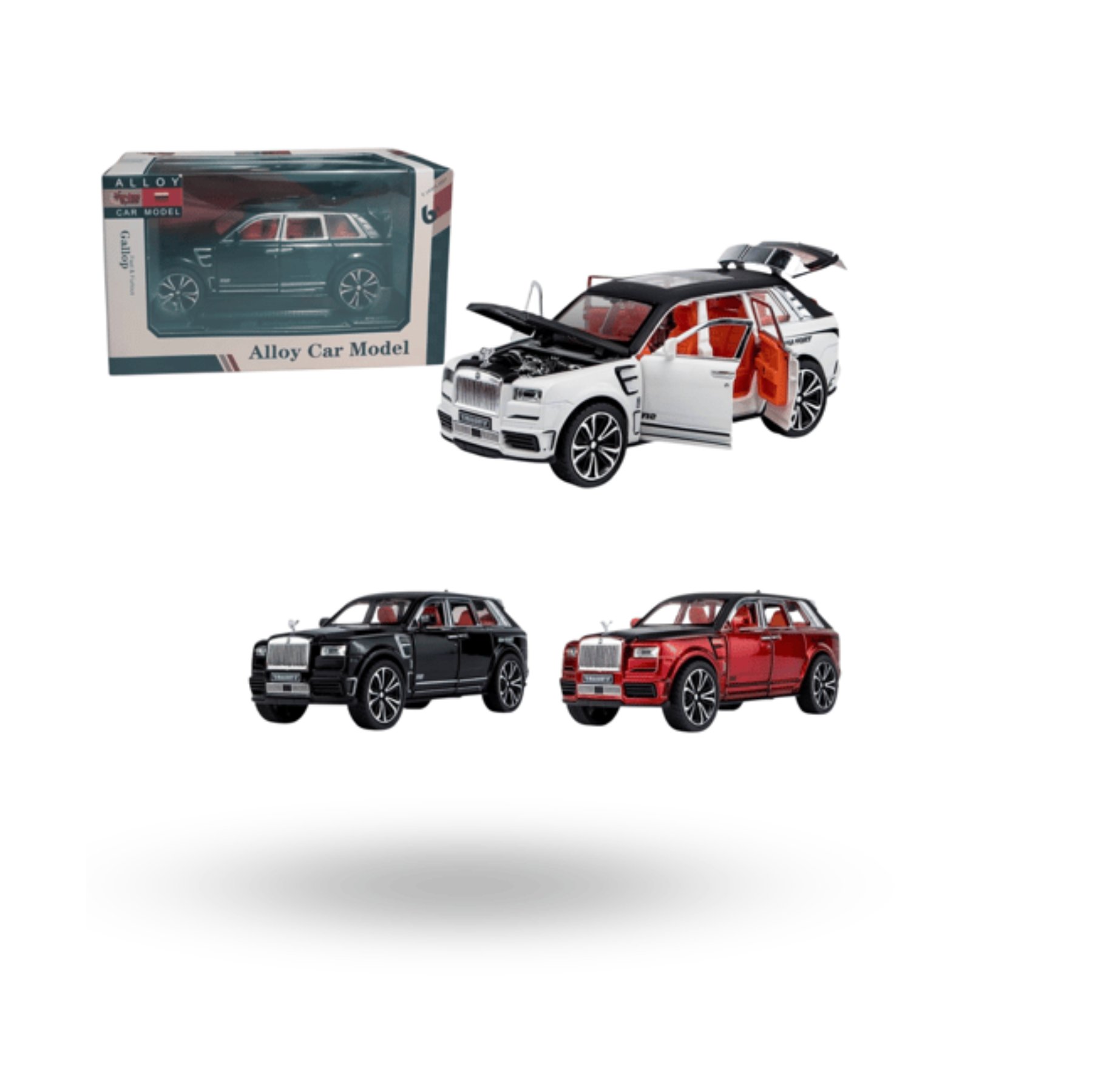 Vardem 1:32 Işıklı Sesli RR Jeep Oyuncak Araç 