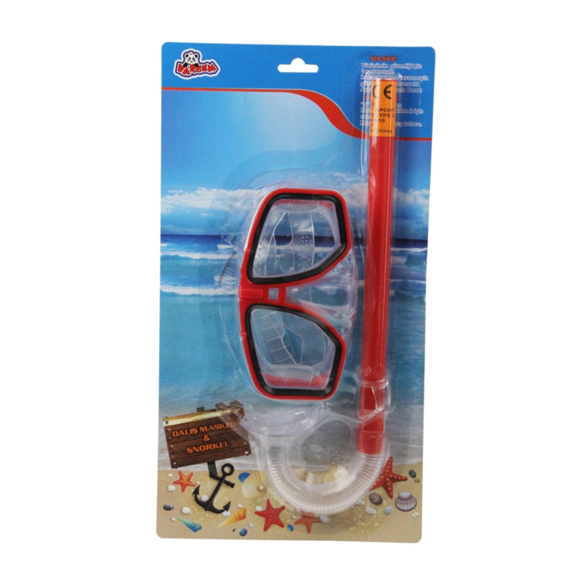 VARDEM KARTELA MASKE & ŞNORKEL SET