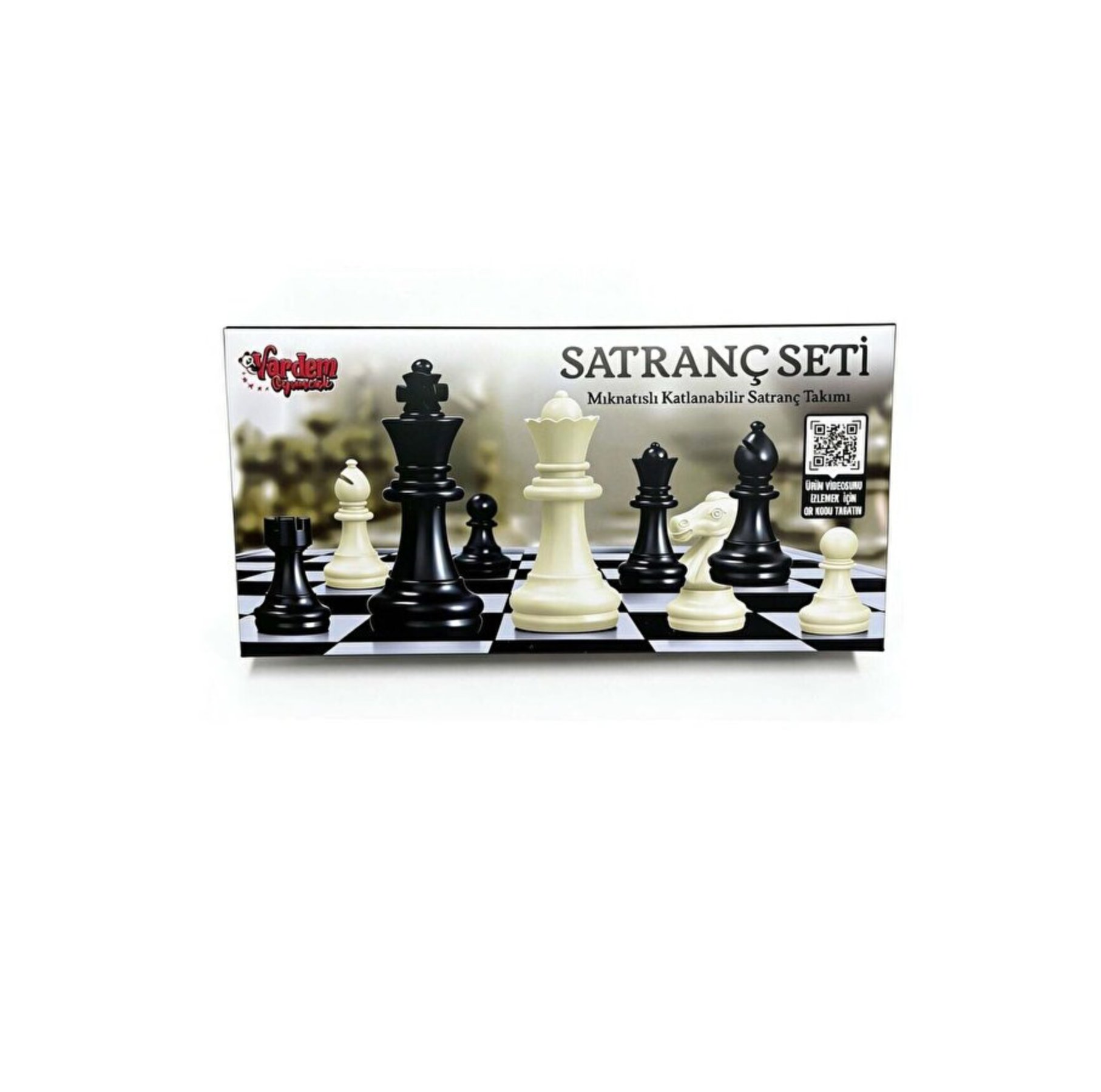 Vardem Mıknatıslı Katlanabilir Satranç Seti 