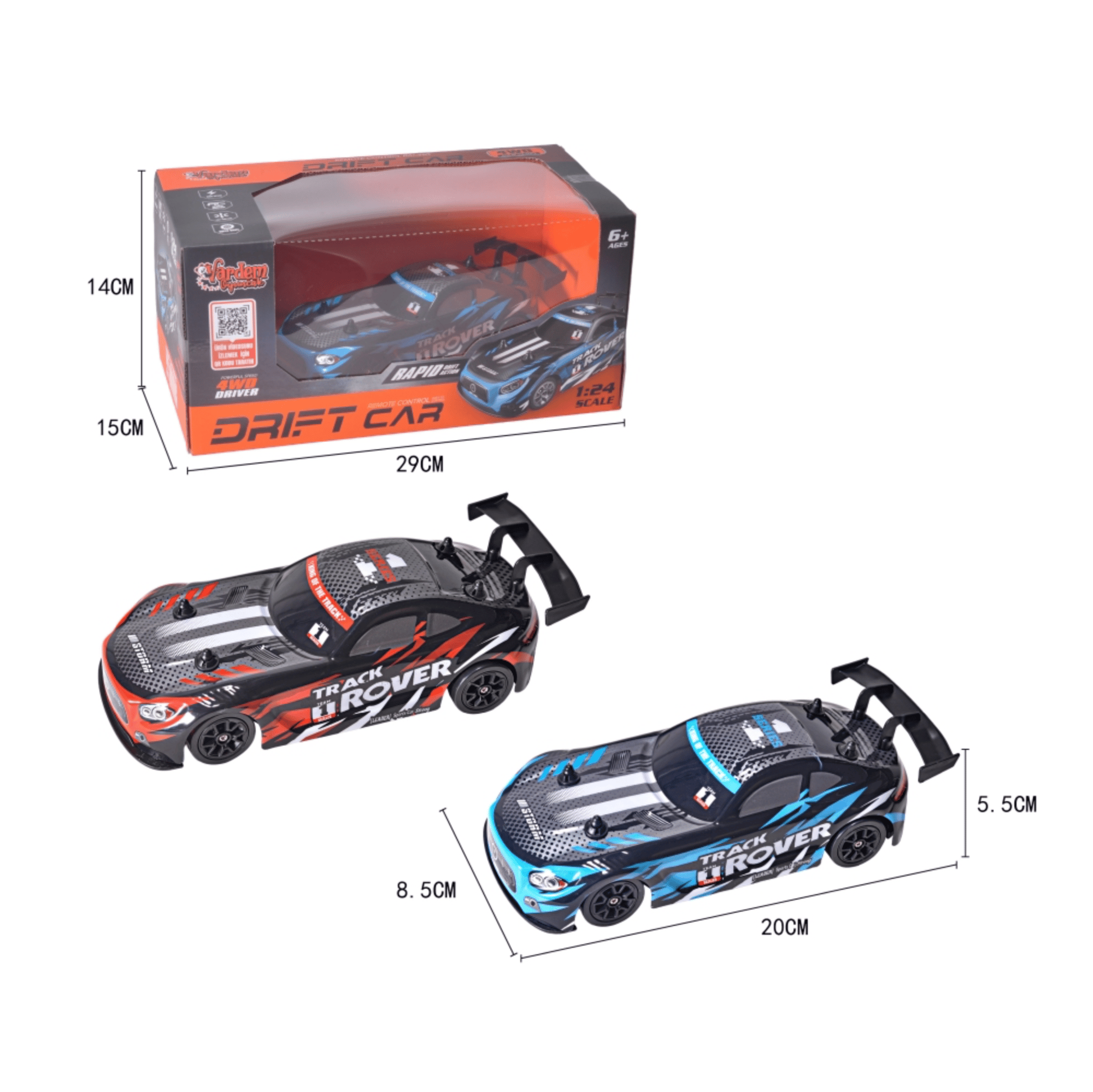 Vardem Uk Ff 1:24 Şarjlı 4x4 Drift Araba Rc