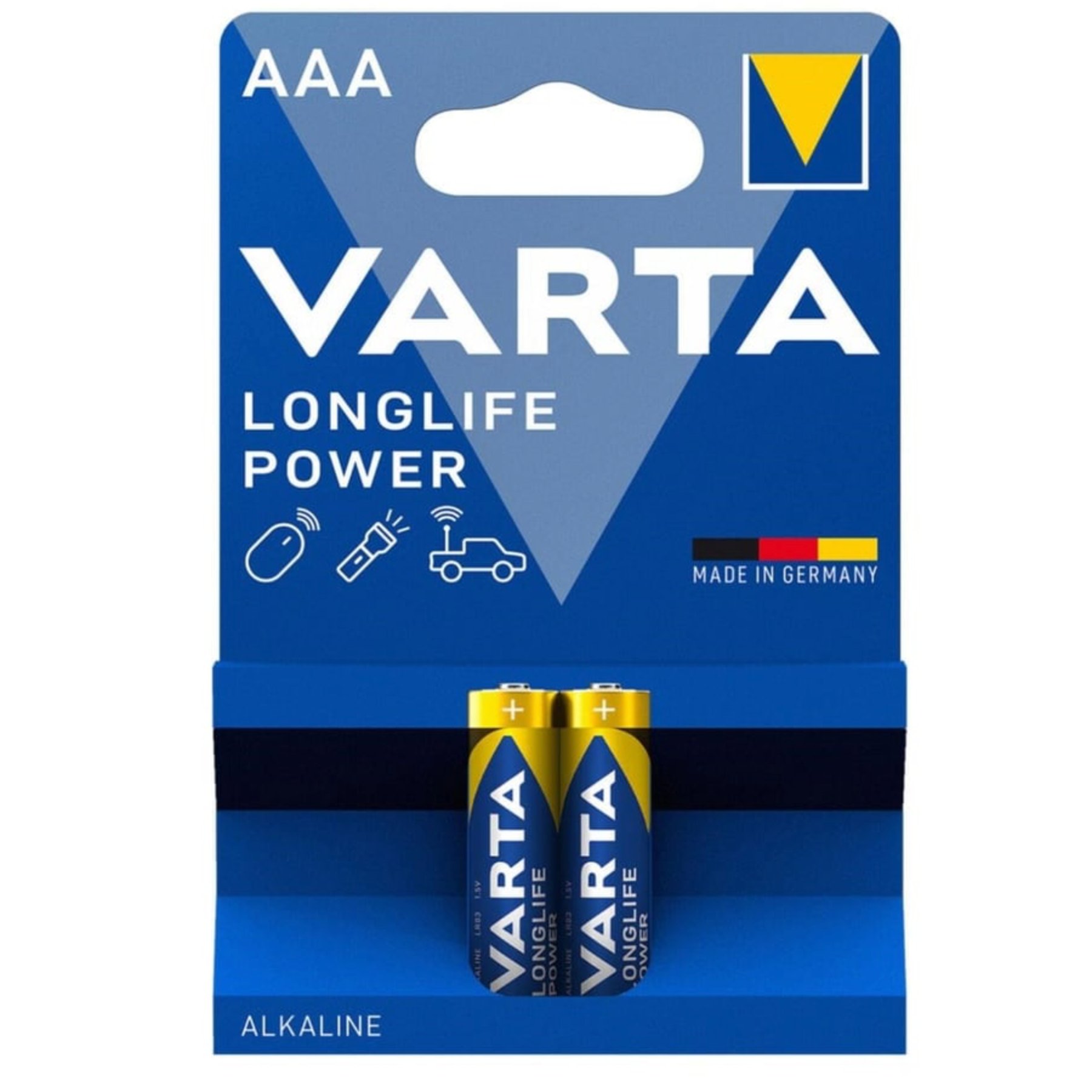 Varta Longlife Power AAA İnce Kalem Pil 2’li Blister Paket 