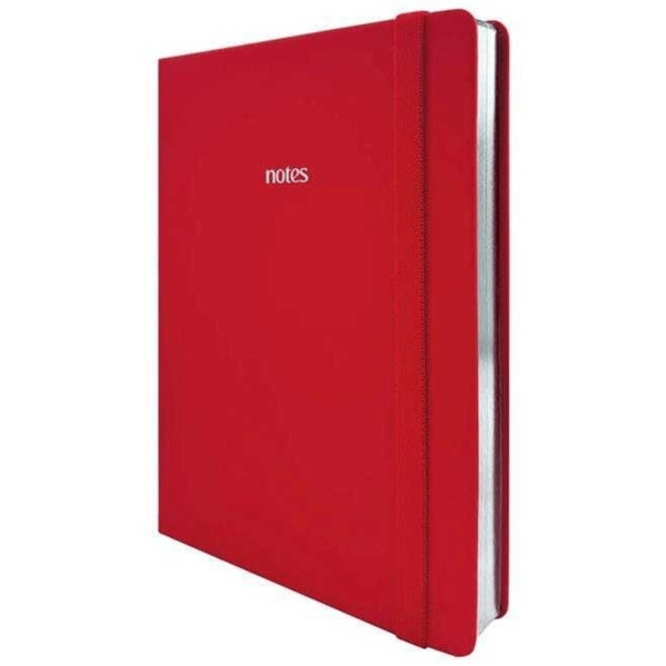 VJ Bujo Defter Vegan Deri 160 gr Noktalı Beyaz Kağıt Cepli Lastikli