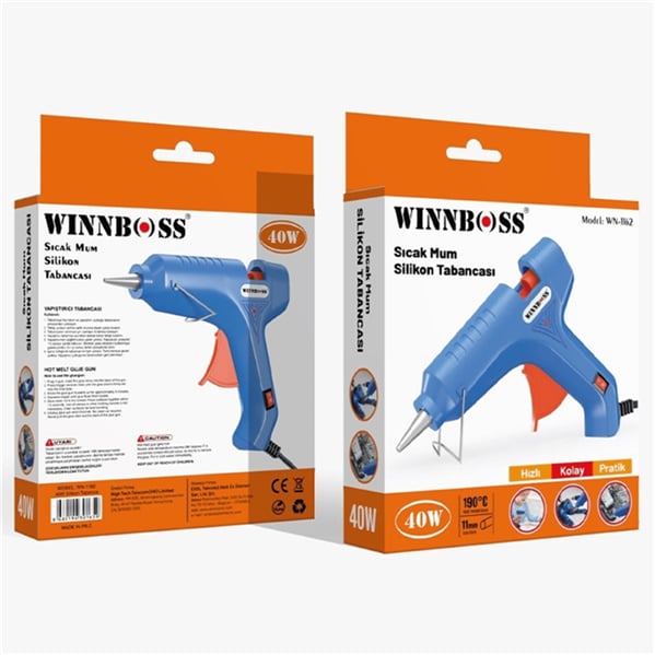 WINBOSS WN-1162 SİLİKON TABANCASI 40WATT
