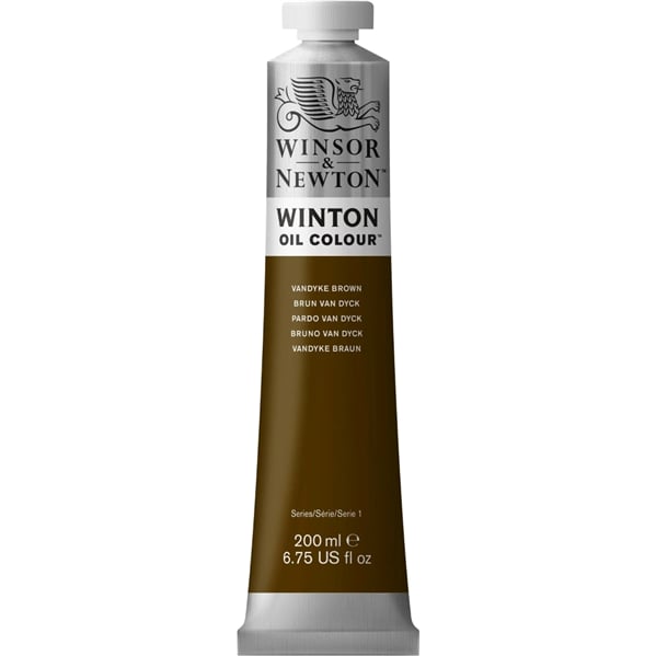 WINSOR NEWTON WINTON YAĞLI BOYA 200 ML VANDYKE BROWN