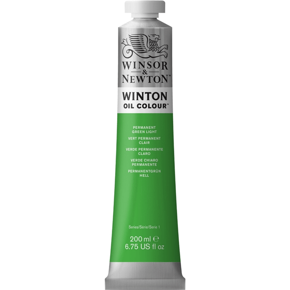 WINSOR NEWTON WINTON YAĞLI BOYA 200 ML PERMANENT GREEN LIGHT