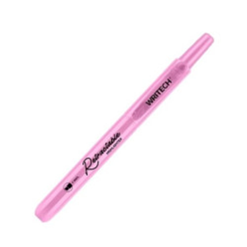 WRITECH BASMALI FOSFORLU KALEM PASTEL PINK