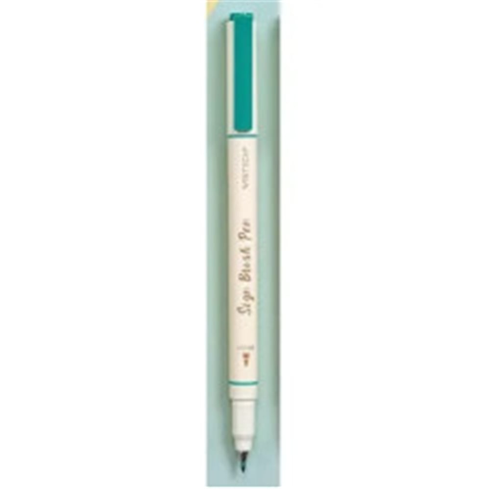 WRITECH FIRÇA TİP 8 RENK KEÇELİ KALEM JADE GREEN