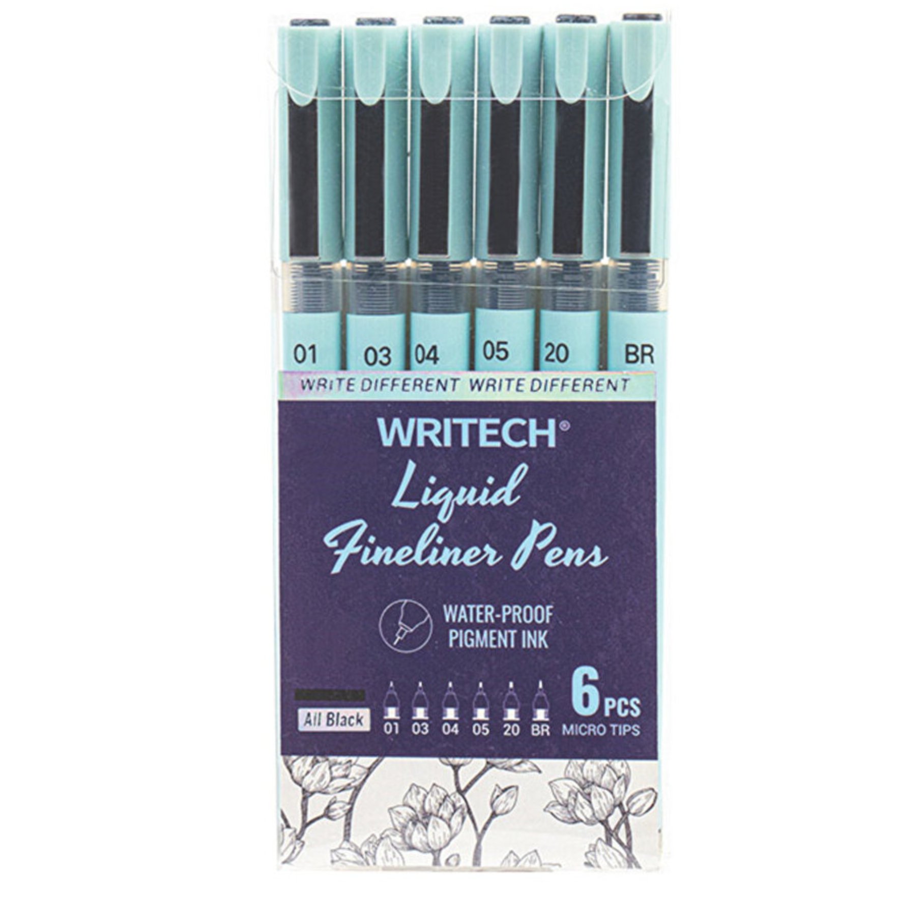 Writech W-704 Liquid Fineliner Kalem 6 LI