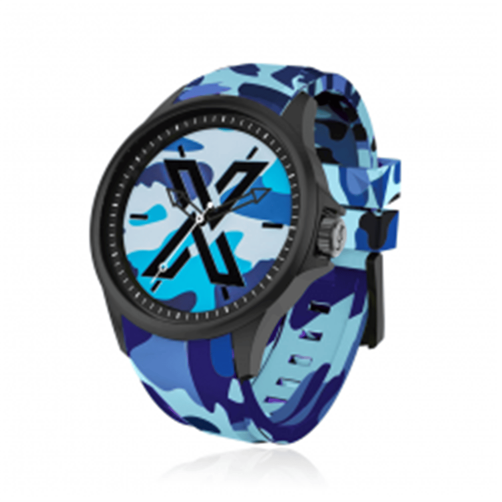 X WATCH CAMOUFLAGE BLUE