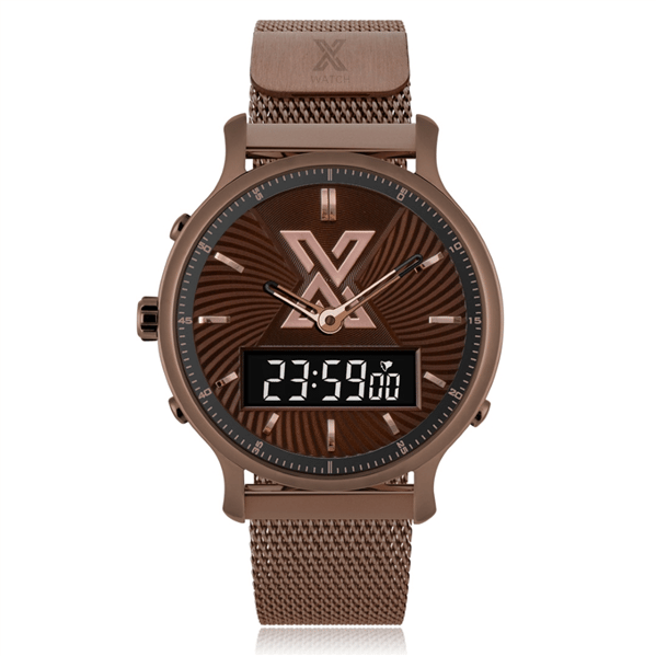 X WATCH DB Chocolate Analog Dijital Kol Saati