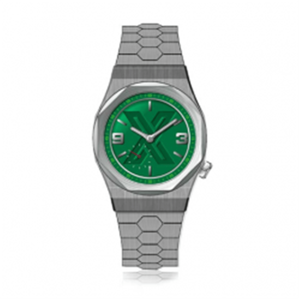 X WATCH X-E SILVER GREEN