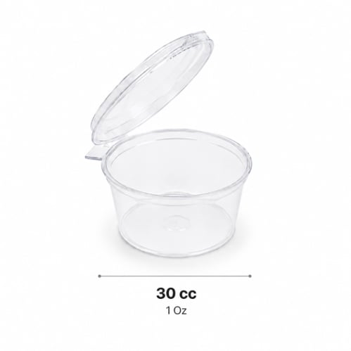 30 Cc 1 Oz Sos Kabı Pp Şeffaf