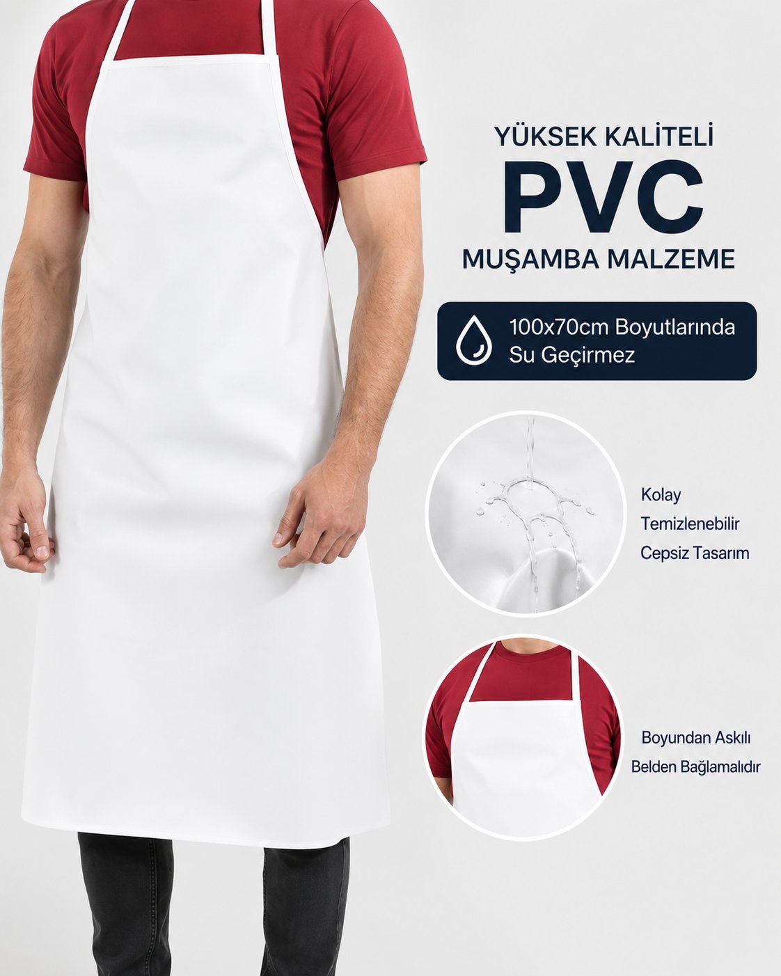 Bulaşık Önlüğü Beyaz