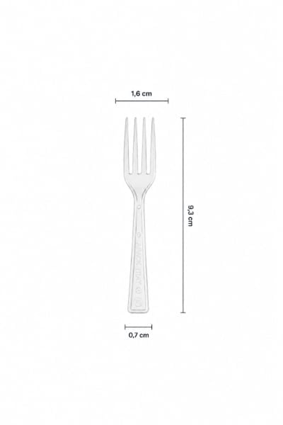 Kristal Mini Çatal (Pk 250 Adet)