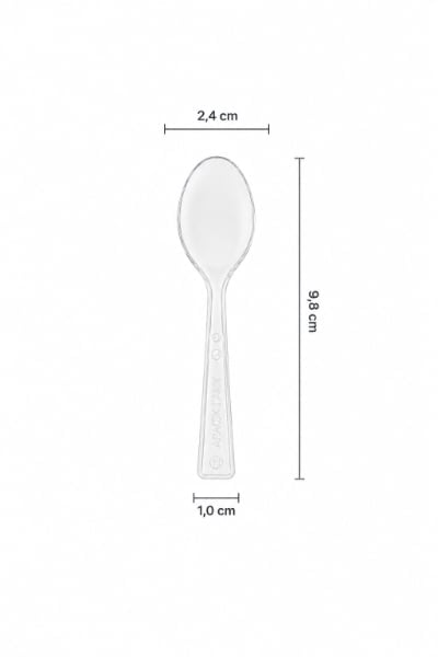 Kristal Mini Kaşık (Pk 250 Adet)