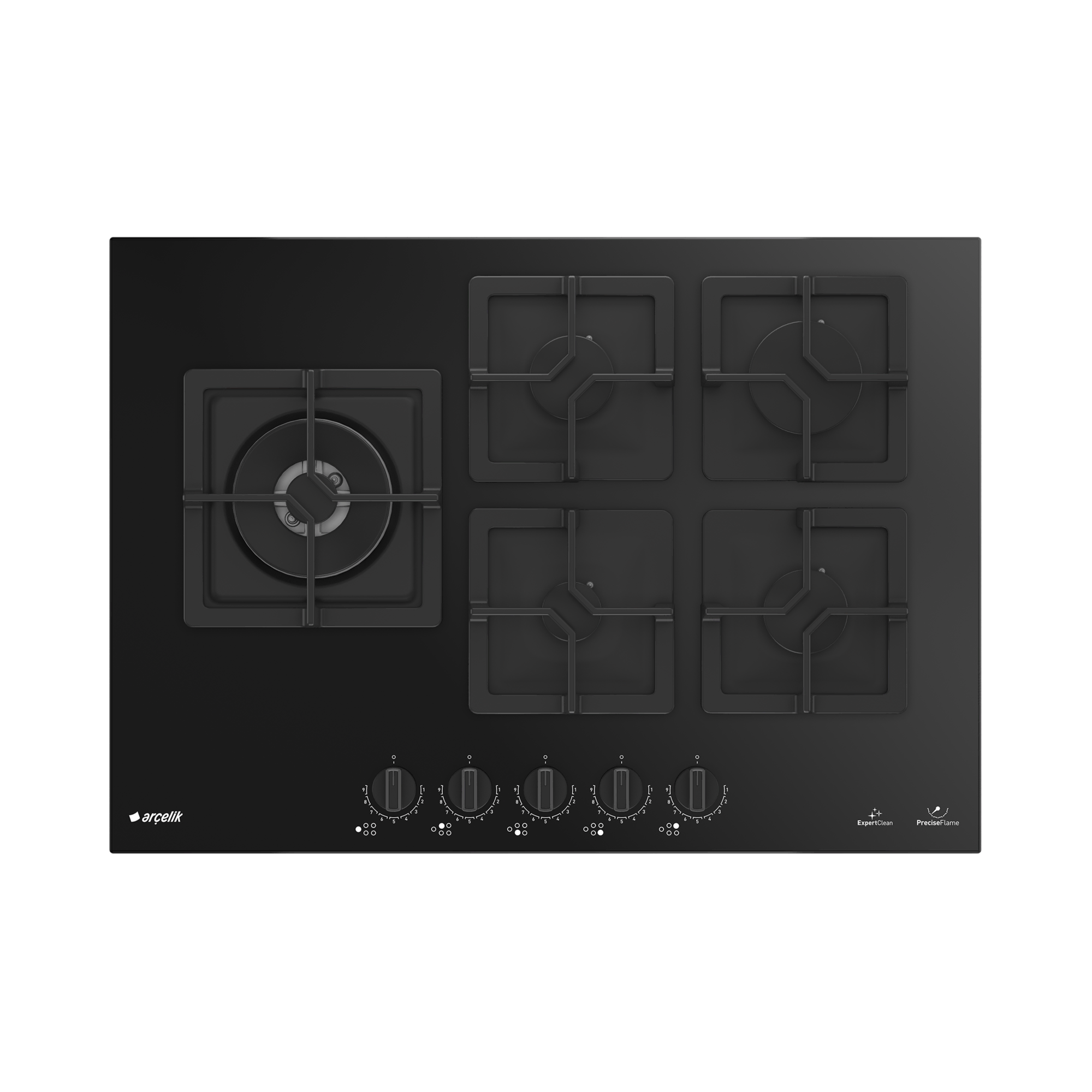 ARÇELİK OCD K 752-3 DWKYS Gazlı Cam Tablalı Ocak
