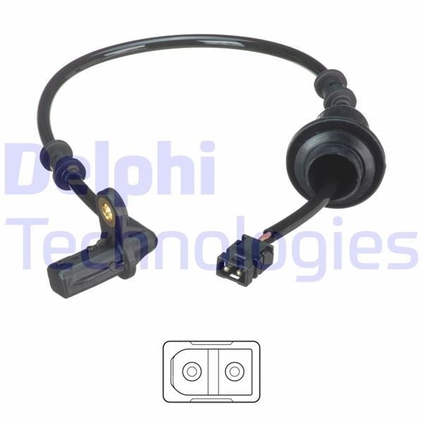 Abs Hız Sensörü Arka Mercedes Slk200. Slk230. Slk32. Slk320 03/2000 > 04/2004 Delphı Ss20486