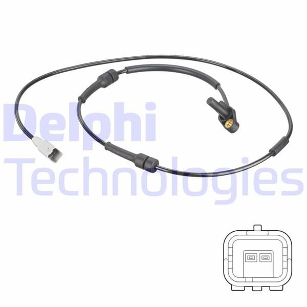Abs Hız Sensörü Cıtroen Berlingo-Partner Origin-Ranch 06-1996-12-2015 Delphı Ss20810