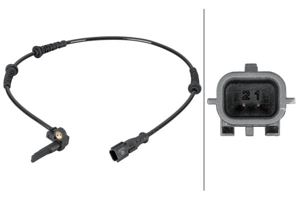 Abs Sensörü Ön Sağ-Sol Renault Megane Iıı 09> Fluence 09> Dacıa Duster 10> Hella 6Pu012806941