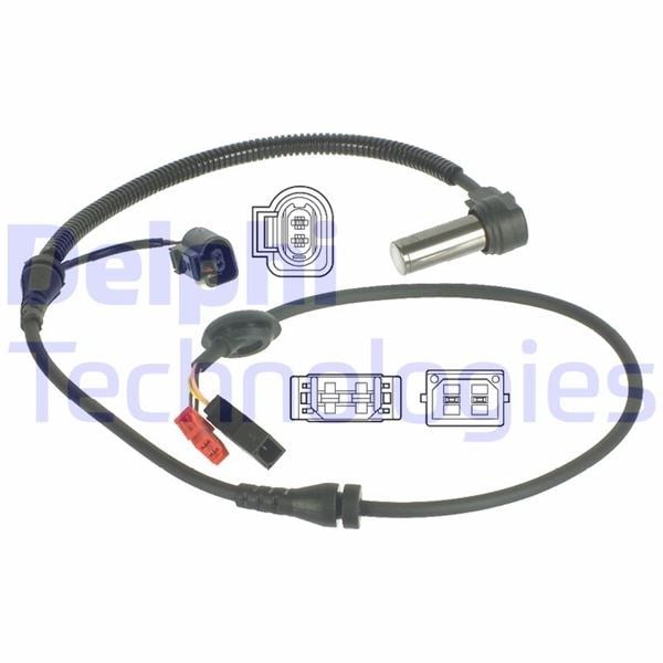 Abs Tekerlek Hız Devir Sensörü Ön 6 Pin Passat 96-05 -A4 95-00 -Superb 01-08 1025Mm Delphı Ss20039