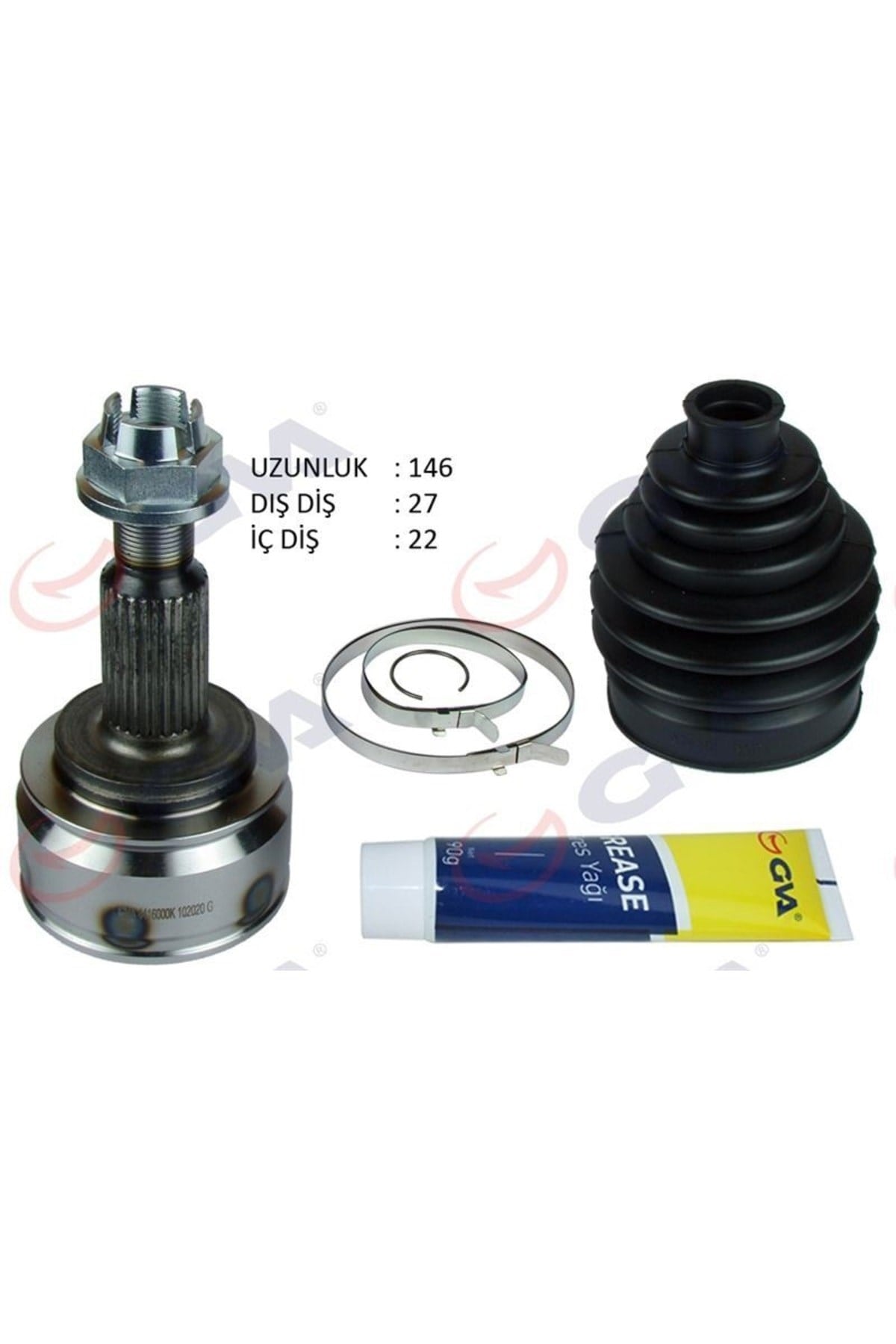 Aks Kafası Dış Ön Kangoo 3 1.5 Dci 08- 27×22×56.7 146mm-4416000k 8200687740-8200687739