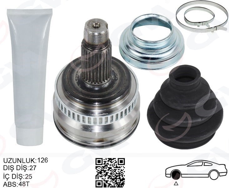 Aks Kafası Dış Sağ/Sol Bmw E81 E87 E90 E91 E92 Z4 E89 126Mm Gva 4499013K