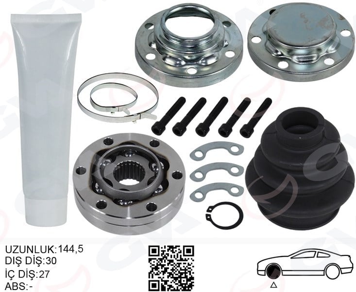 Aks Kafası Iç Sağ/Sol Bmw E46 E87 E90 E83 E91 Sanzıman Tarafı Gva 4499009Kı