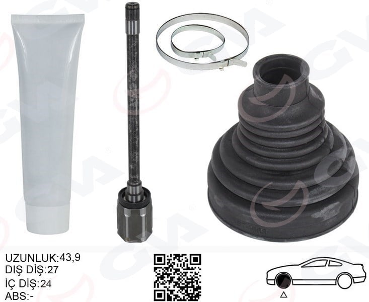 Aks Mılı Ön Sağ Bmw X5 E70 X6 E71 E72 Sanzıman Tarafı Uzunluk-> 567.5Mm Gva 4499188