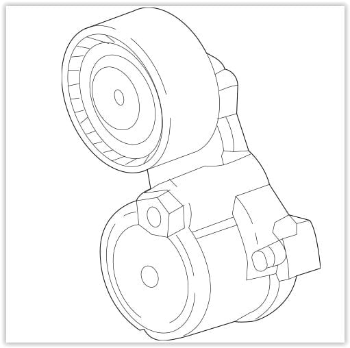 Alternatör Gergi Rulmanı Kütüklü Astra K-Merıva-Insıgnıa-Zafıra 1.6 16V B16dtr-Dtc-Dte-A16dth-D16d Gm 55570067