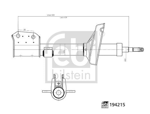 Amortisör Ön Aks-Ön Aks Sol-Ön Aks Sağ Renault Car Febı 194215