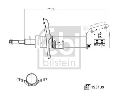 Amortisör Ön Aks-Ön Aks Sol-Ön Aks Sağ Nissan-Opel-Renault Car-Vauxhall Febı 193139