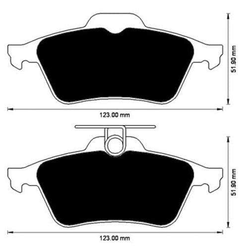 Arka Balata Focus Iı Cmax 03> Connect 02> Laguna Iıı 07> Opel Vectra C 02> Sıgnum 03> Cıtroen C5 08> Peugeot P508 10>18 1647875980-4254.A8 Marellı 323700000800