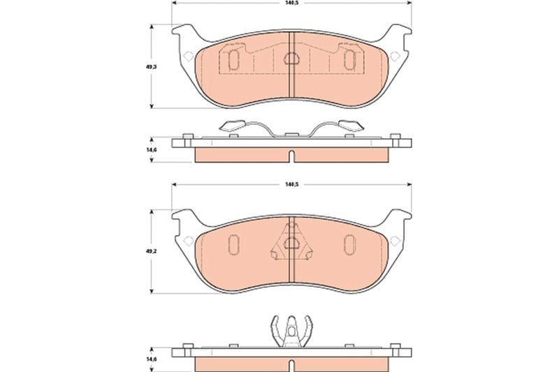 Arka Balata Ford Explorer 4.0 V6 96-8.02 Trw Gdb4132