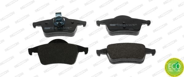 Arka Balata Volvo S60 2000-2010 S80 1998-2006 V70 97-07 Xc70 97-07 S70 97-00 Ferodo Fdb1383