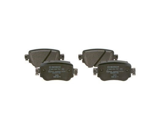 Arka Balata Vw Caddy Iv 2.0Tdı 15 > Cuuf-Dfsf 104.1X17.2X51.6 Bosch 0986494797