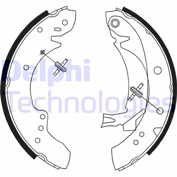 Arka Pabuç Balata Boxer 94-4.02 Ducato 94-2.02 Jumper 94-2.02 1400Kg 254X57 Delphı Ls1712