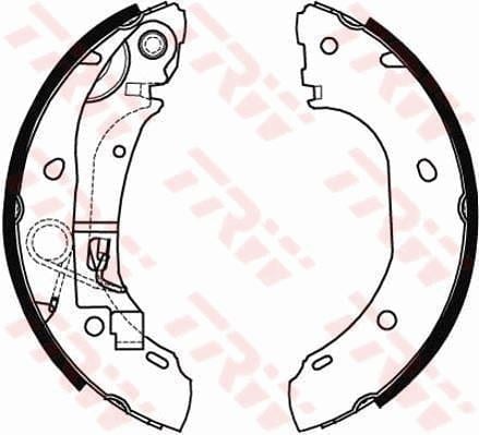 Arka Pabuç Balata Boxer Iı 2.2 Hdı 02-06 Jumper I 2.5 Tdı 94-02 Ducato 2.3 -2.8 Jtd 02-06 Trw Gs8472