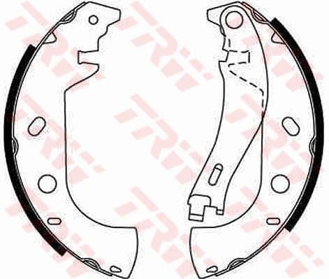 Arka Pabuç Balata Palıo Weekend 1.2-1.6 16V-Marea Weekend 1.6 16V 1.9 Jtd 228X42 Trw Gs8653