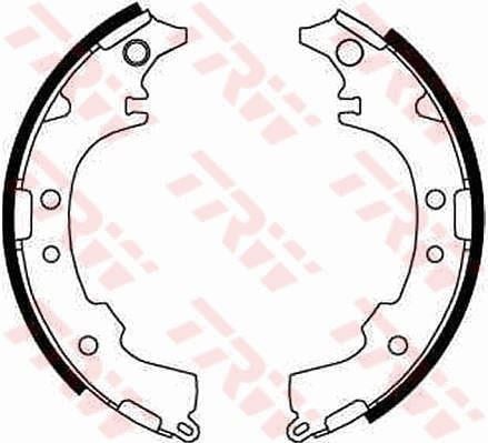 Arka Pabuç Balata Pıcnıc 96-01 Terıos 00-05 Trw Gs8652