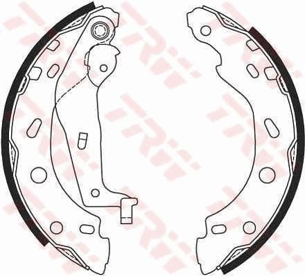 Arka Papuç Balata Smart Cabrıo 0.6-0.7 00-04 Fortwo 1.0T 07 > Trw Gs8685