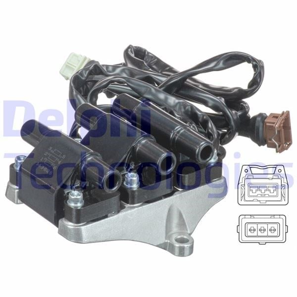 Ateşleme Bobini A4-A8 03/1994 > 09/2001 Delphı Gn10695-12B1